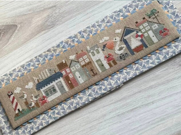 Seaside Tiny Town Cross Stitch by Heart in Hand - Paper Pattern