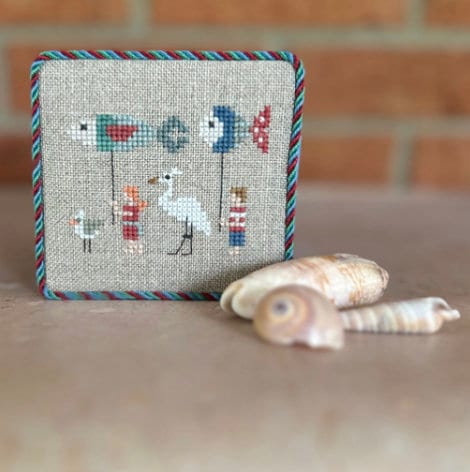 Seaside Frill Cross Stitch by Heart in Hand - Paper Pattern