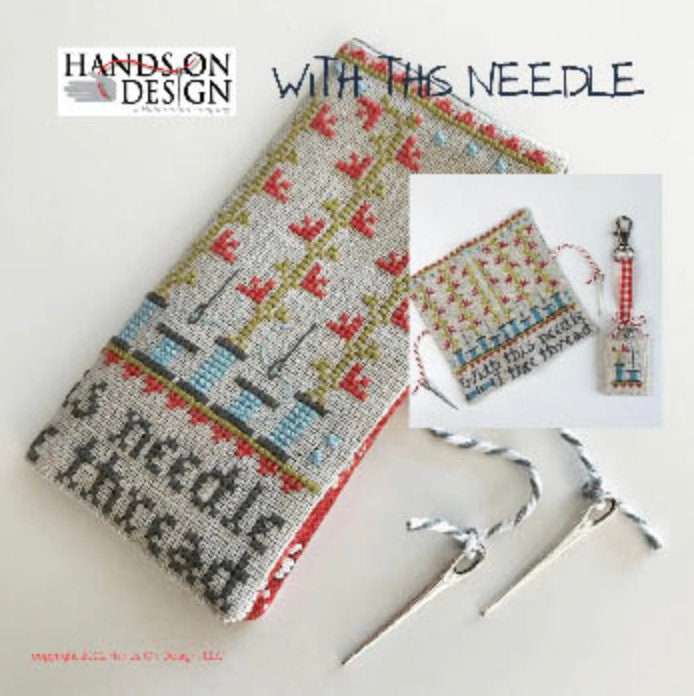 With This Needle Cross Stitch By Hands on Design - Paper Pattern