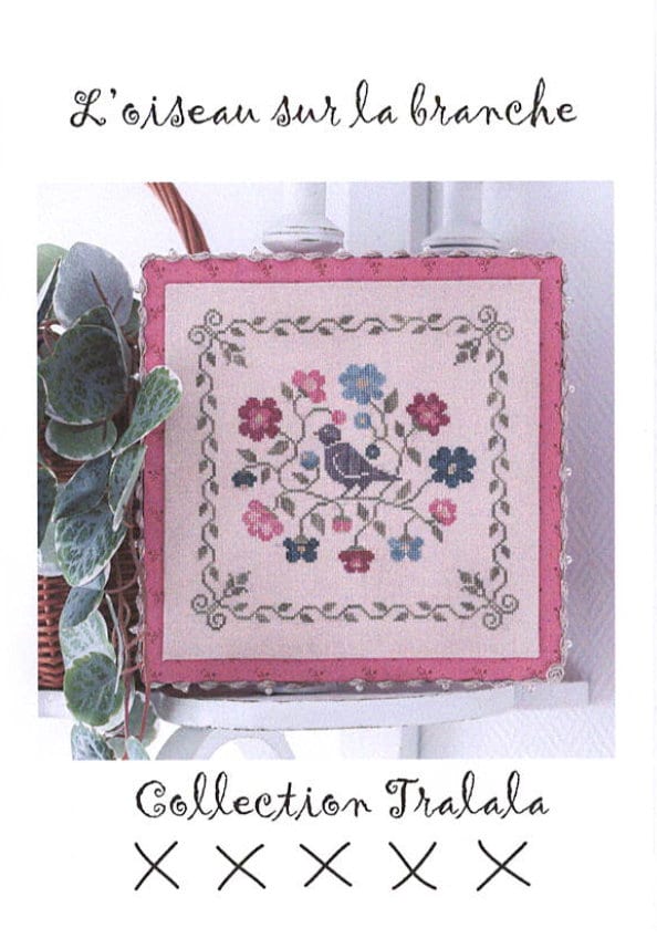 L&#39;oiseau Sur La Branche Cross Stitch by Collection Tralala Paper Pattern