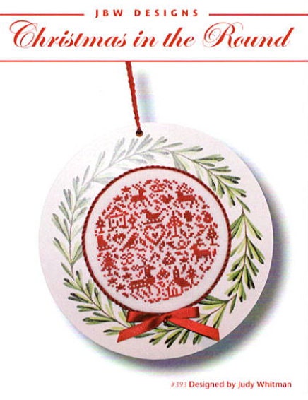 Christmas in the Round Cross Stitch by JBW Designs - PAPER Pattern