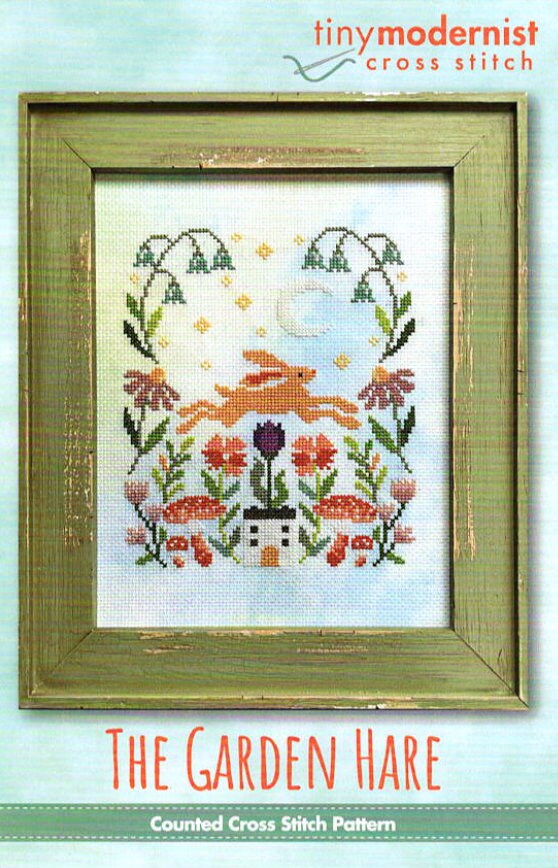 The Garden Hare Cross Stitch by Tiny Modernist - Paper Pattern