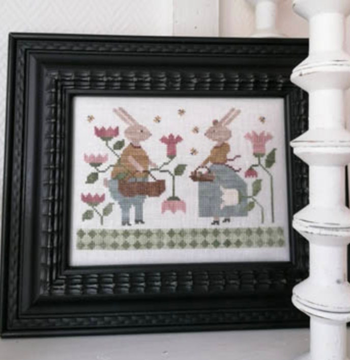 Historic De Lapins Cross Stitch by Tralala - Paper Pattern