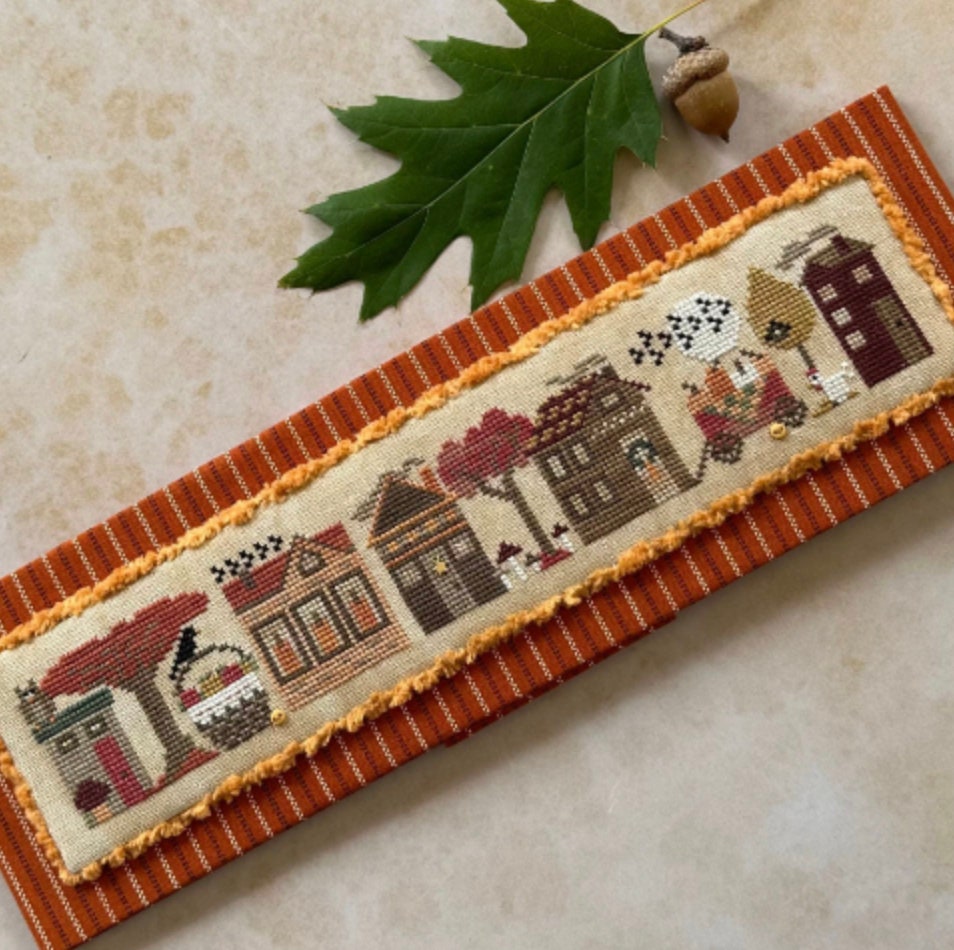 Harvest Tiny Town Cross Stitch by Heart in Hand - Paper Pattern