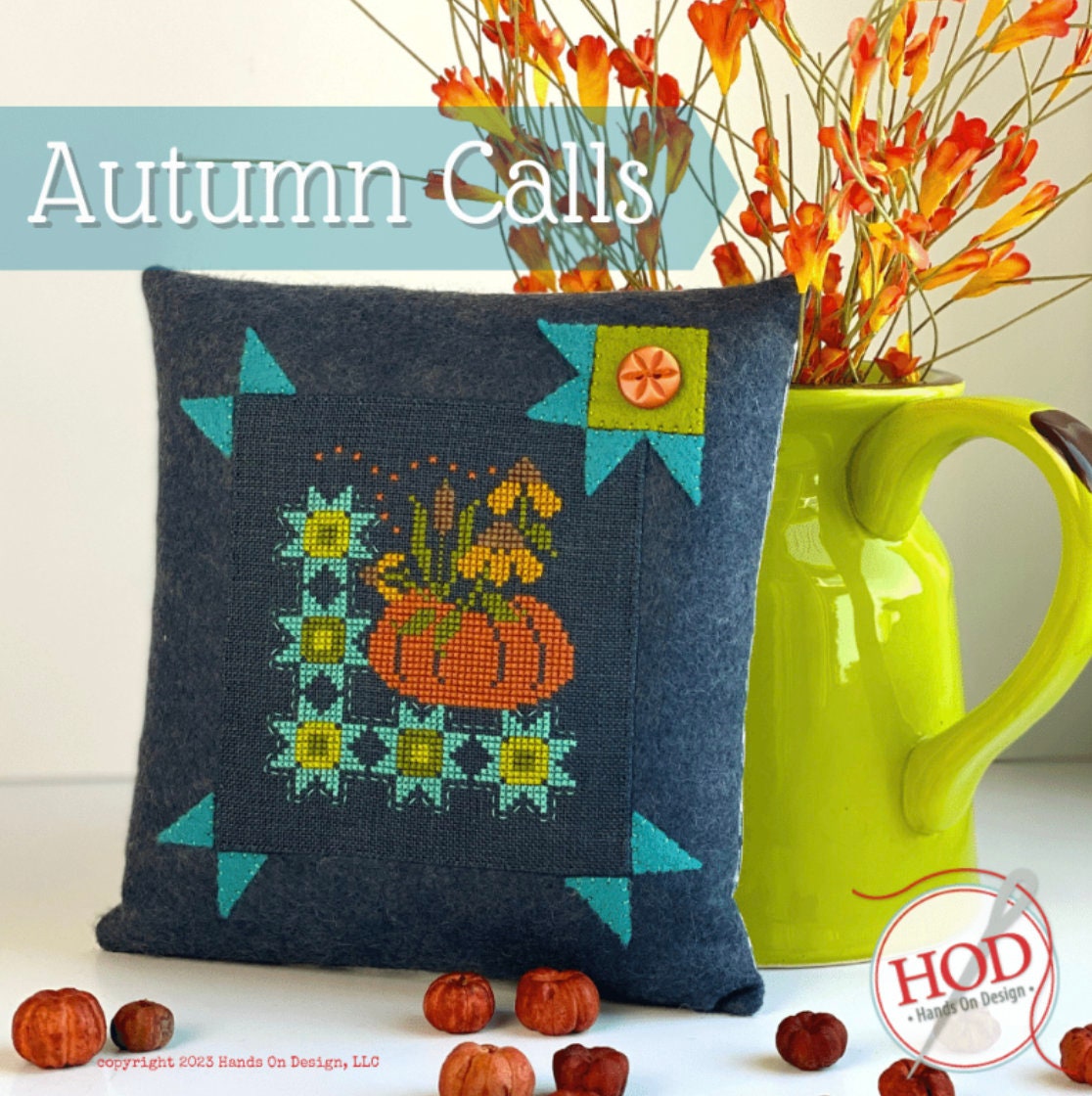 Autumn Calls  Cross Stitch by Hands on Design - PAPER Pattern