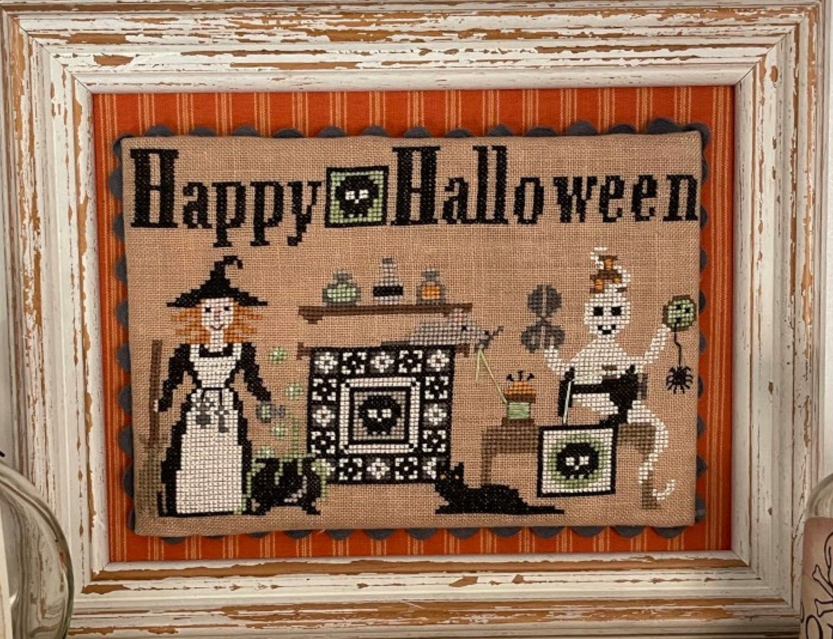 Happy Halloween Cross Stitch by Mani di Donna - Paper Pattern