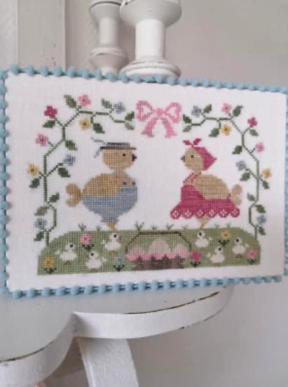 Petits Poussins Cross Stitch by Collection Tralala Paper Pattern