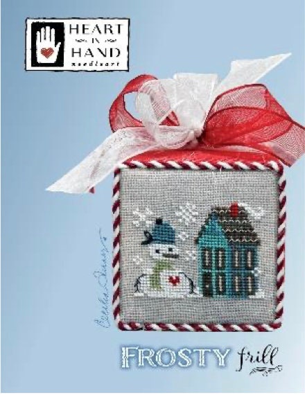 Frosty Frill Cross Stitch by Heart in Hand - Paper Pattern