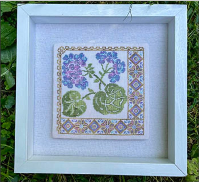 Florigraphica 2 - Hydrangea Cross Stitch by Jan Hicks Creates - Paper Pattern