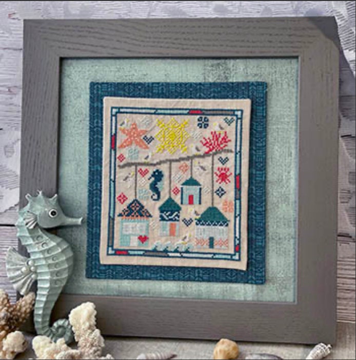 Summer Cottages Cross Stitch by Jan Hicks Creates - Paper Pattern