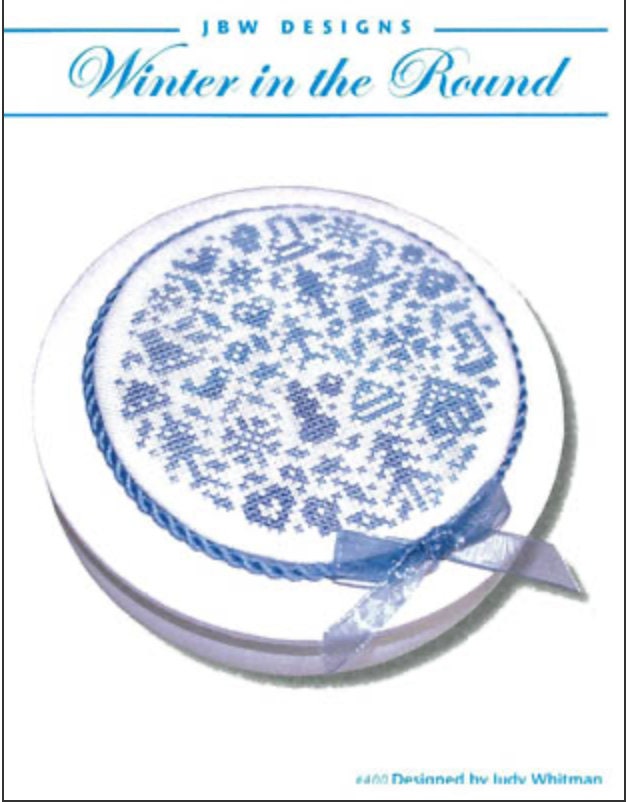 Winter in the Round Cross Stitch by JBW Designs - PAPER Pattern