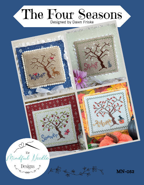 The Four Seasons MN-052 Cross Stitch By The Mindful Needle Designs - Paper Pattern