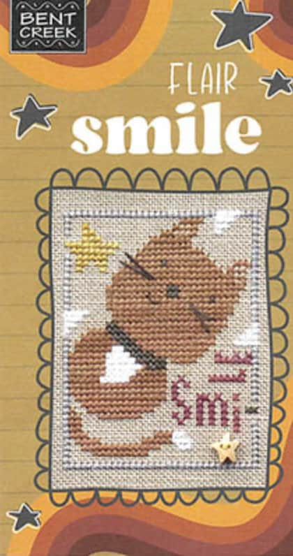 Flair Smile Cross Stitch by Bent Creek - Paper Pattern