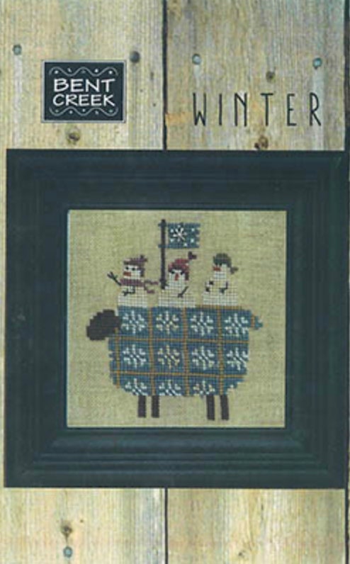 Winter Ewe Cross Stitch by Bent Creek - Paper Pattern