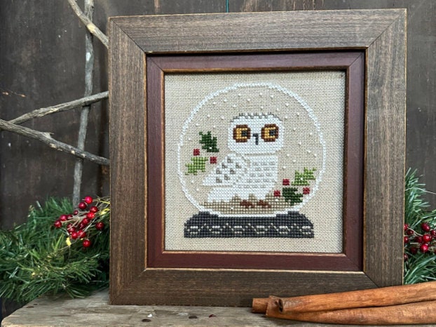 Snowy Owl Kit Cross Stitch by Bent Creek - Paper Pattern