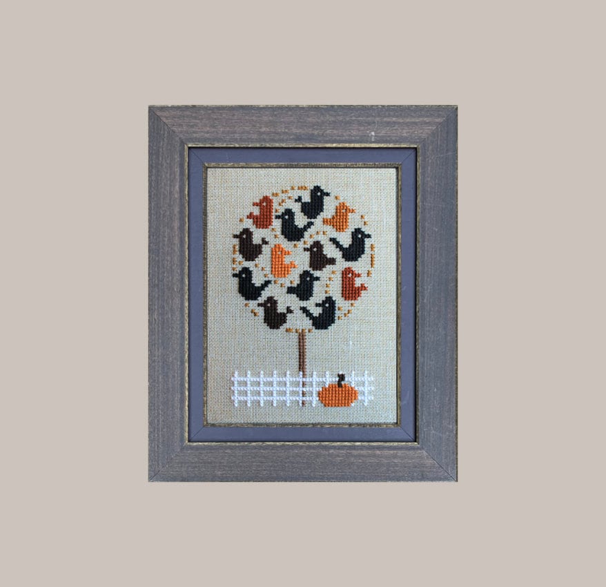 Pop of Autumn Zipper Kit Cross Stitch by Bent Creek - Paper Pattern