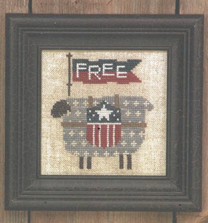 Red White and Ewe Cross Stitch by Bent Creek - Paper Pattern