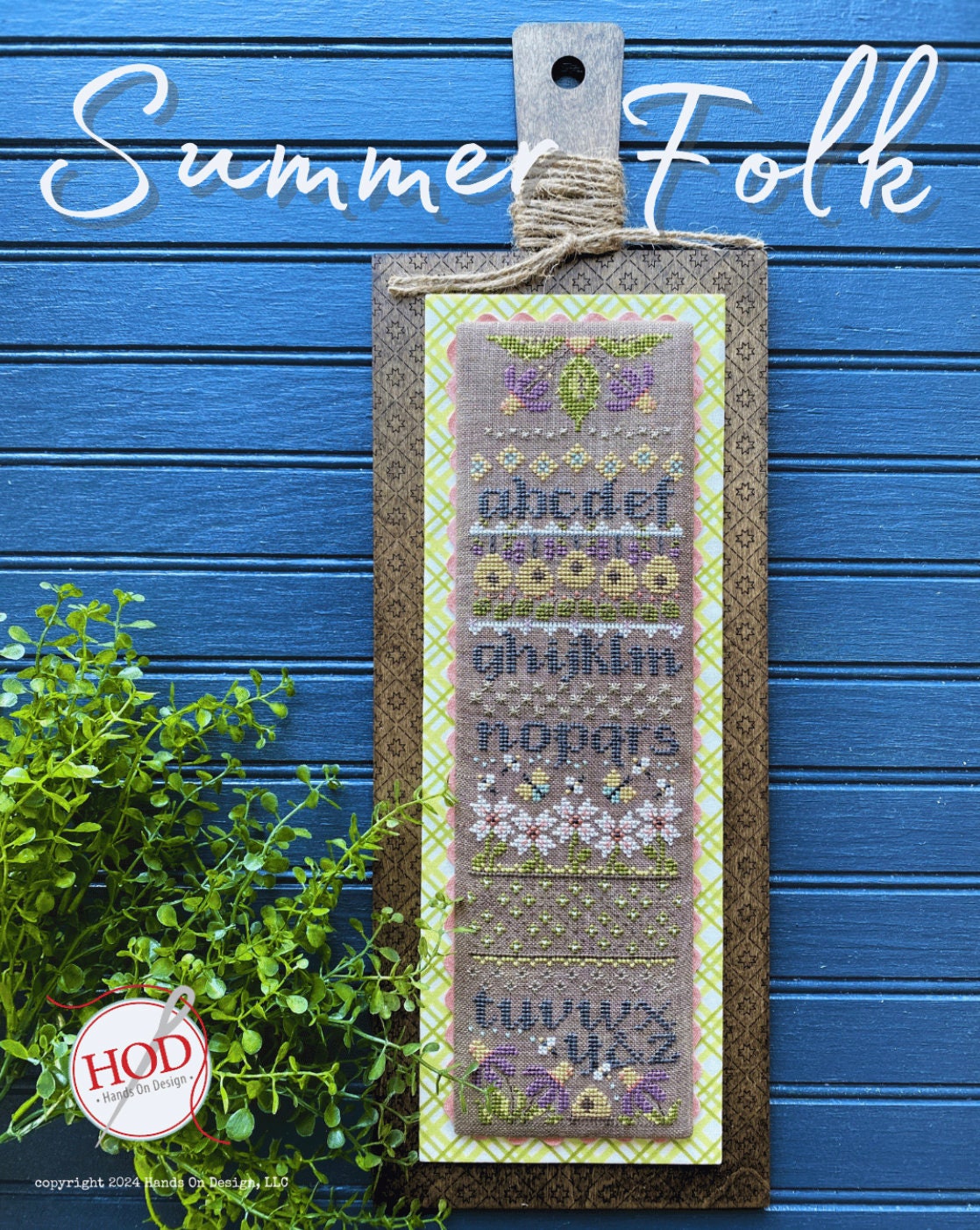 Summer Folk Cross Stitch by Hands on Design - Paper Pattern