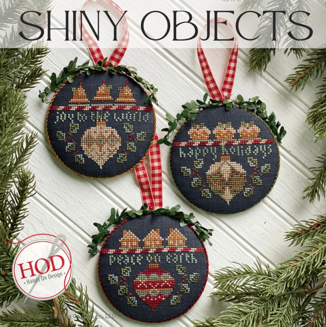 Shiny Objects Cross Stitch by Hands on Design - Paper Pattern