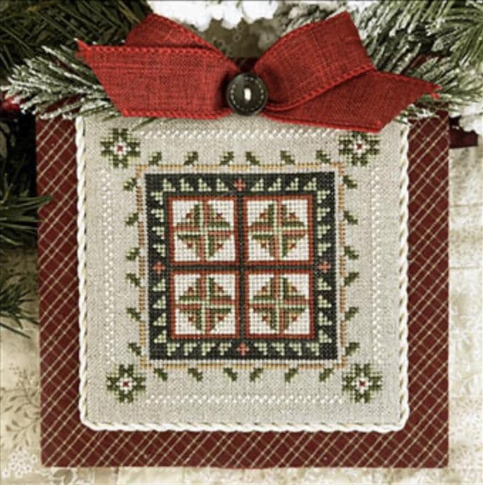 Log Cabin 5 Quilt - Log Cabin Christmas by Little House Needleworks - PAPER Pattern