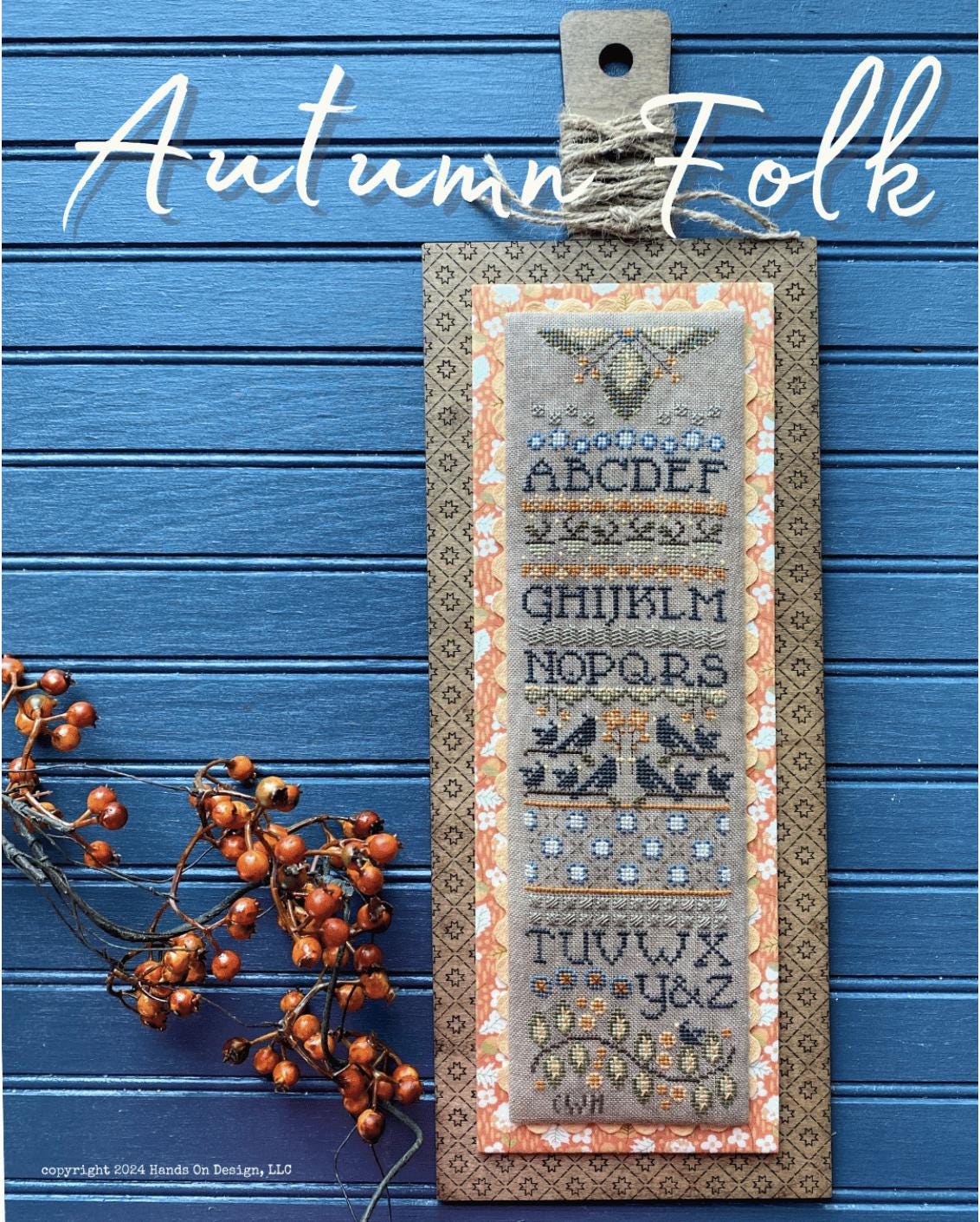 Autumn Folk Cross Stitch by Hands on Design - Paper Pattern