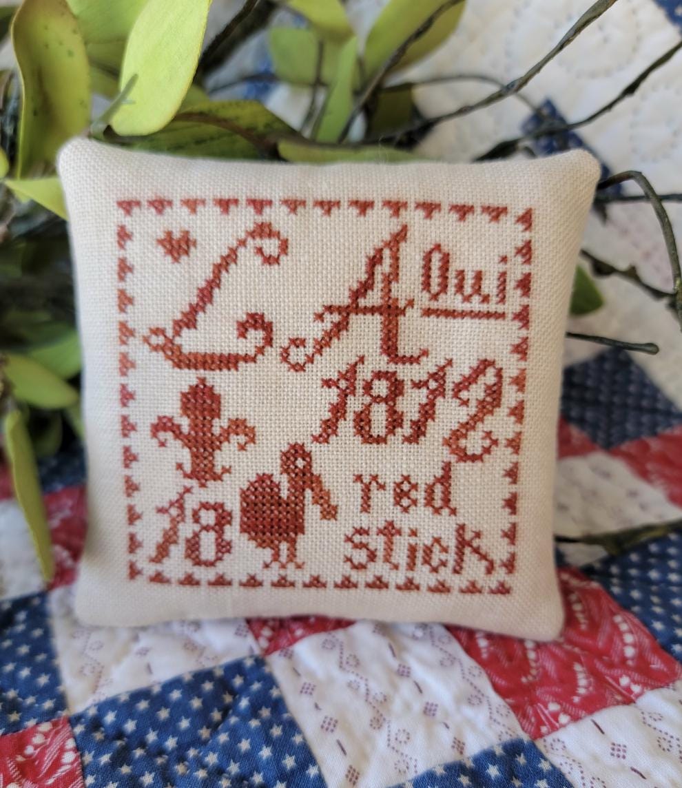 Statehood Splendor Series #17 Louisiana cross stitch by Thread Milk Designs - Paper Pattern