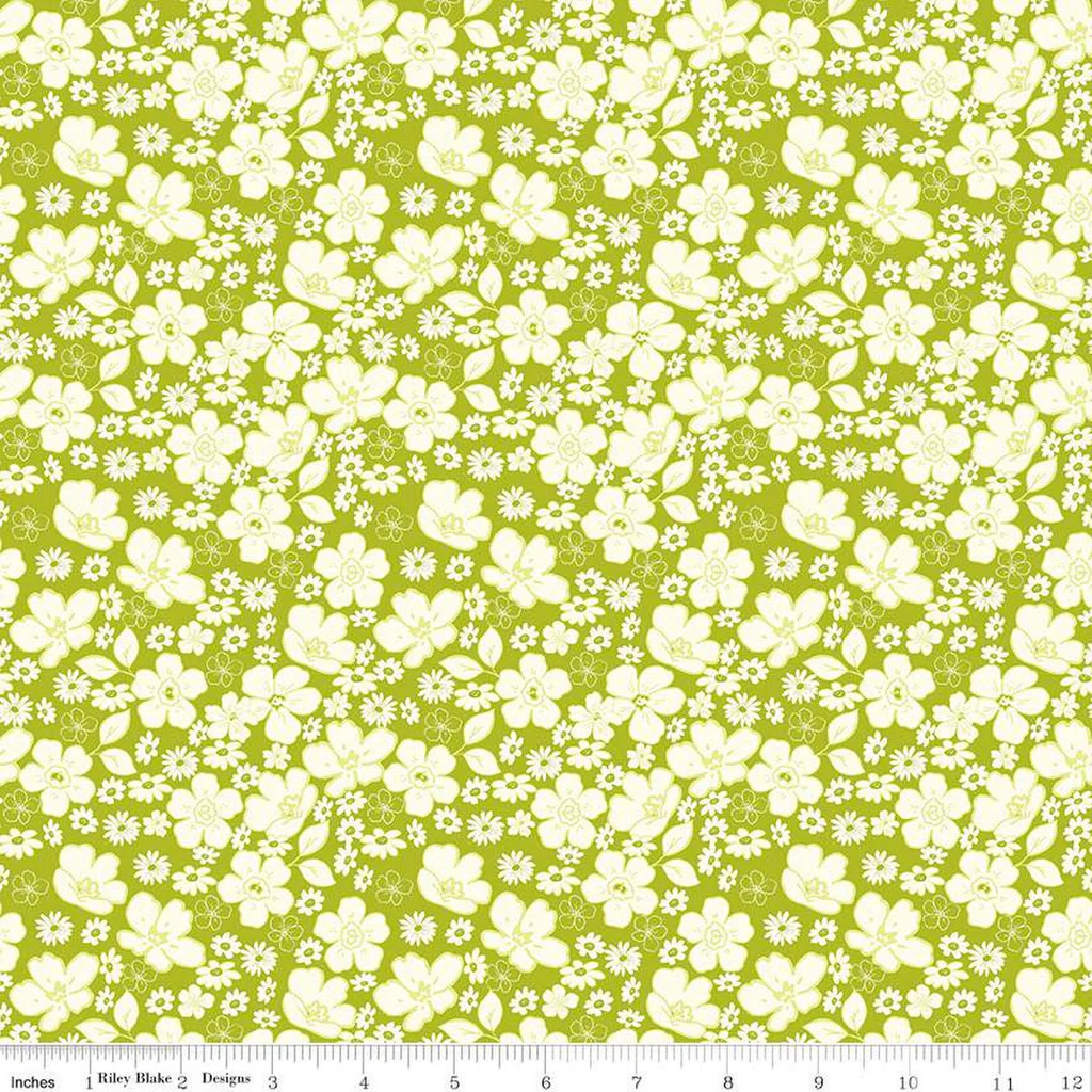 Here Comes The Sun | C14812 | Floral - Lime