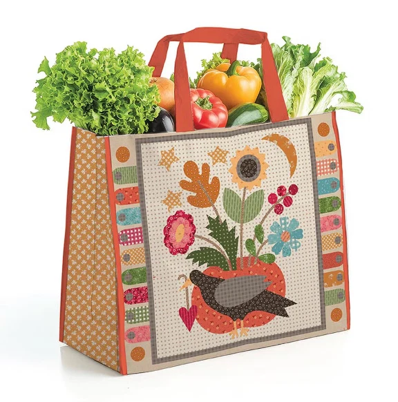 Lori Holt Baked With Love Vinyl Tote Bag