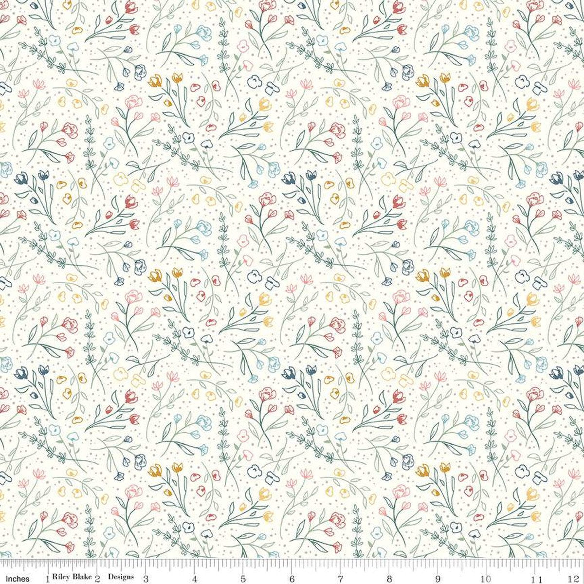 Albion | C14594 | Wildflowers - Cream