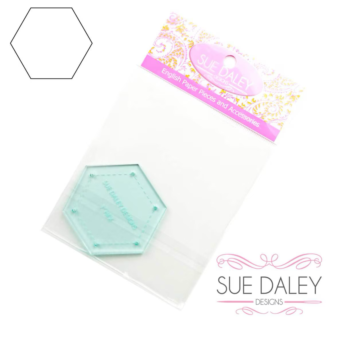 Sue Daley Designs Hexagon Acrylic Templates