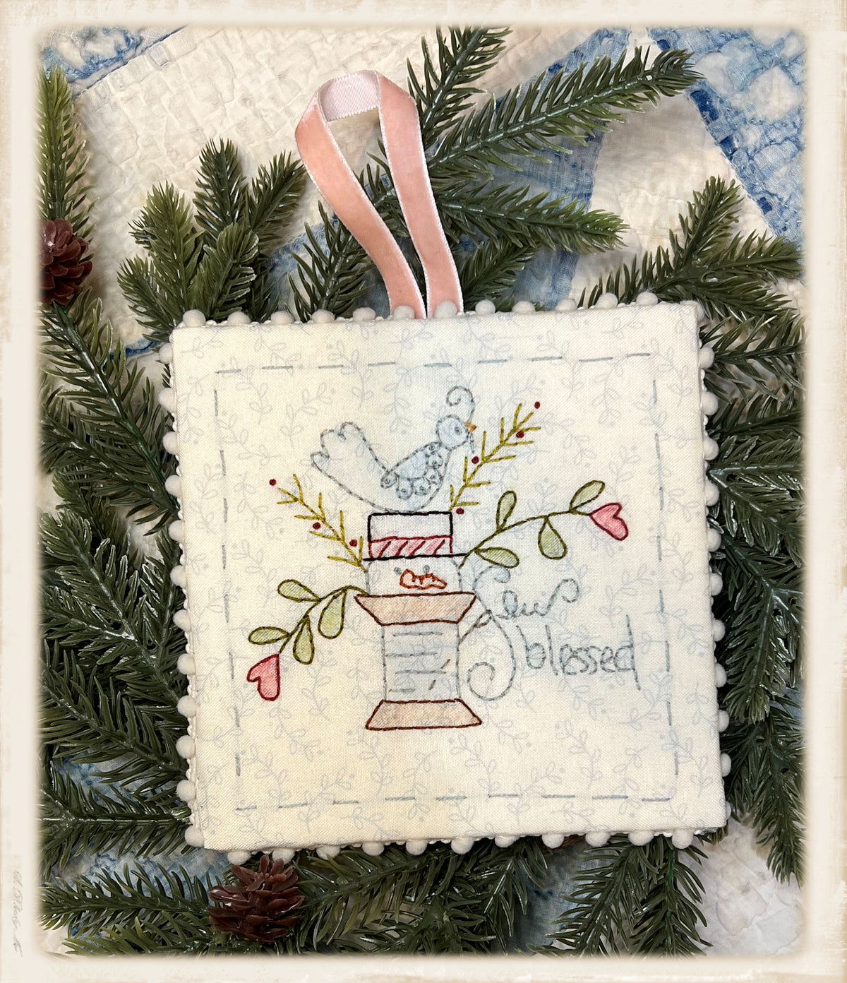 Sew Blessed Embroidery by Plumcute Designs - Paper Pattern