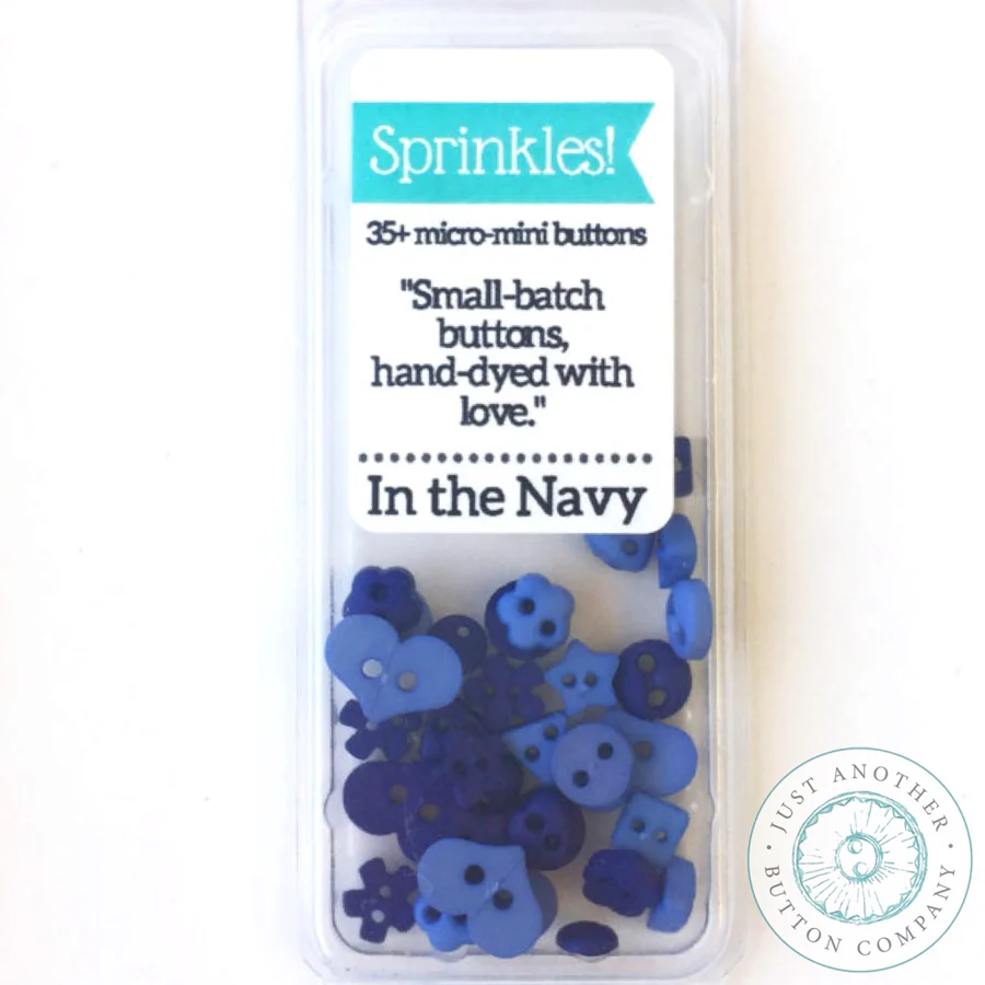 In the Navy Sprinkles Pack by Just Another Button Company