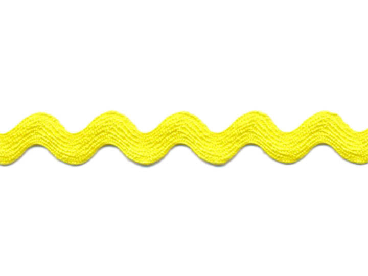 Medium Ric Rac, 1/2 inch - Bright Yellow