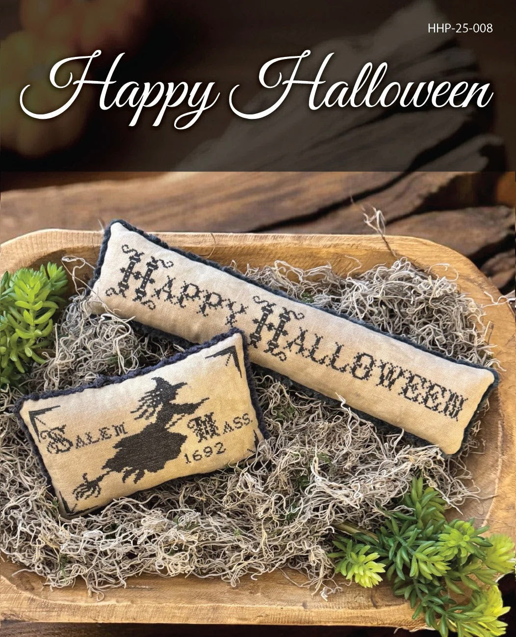 Happy Halloween Cross Stitch by Hobby House Press - PAPER Pattern