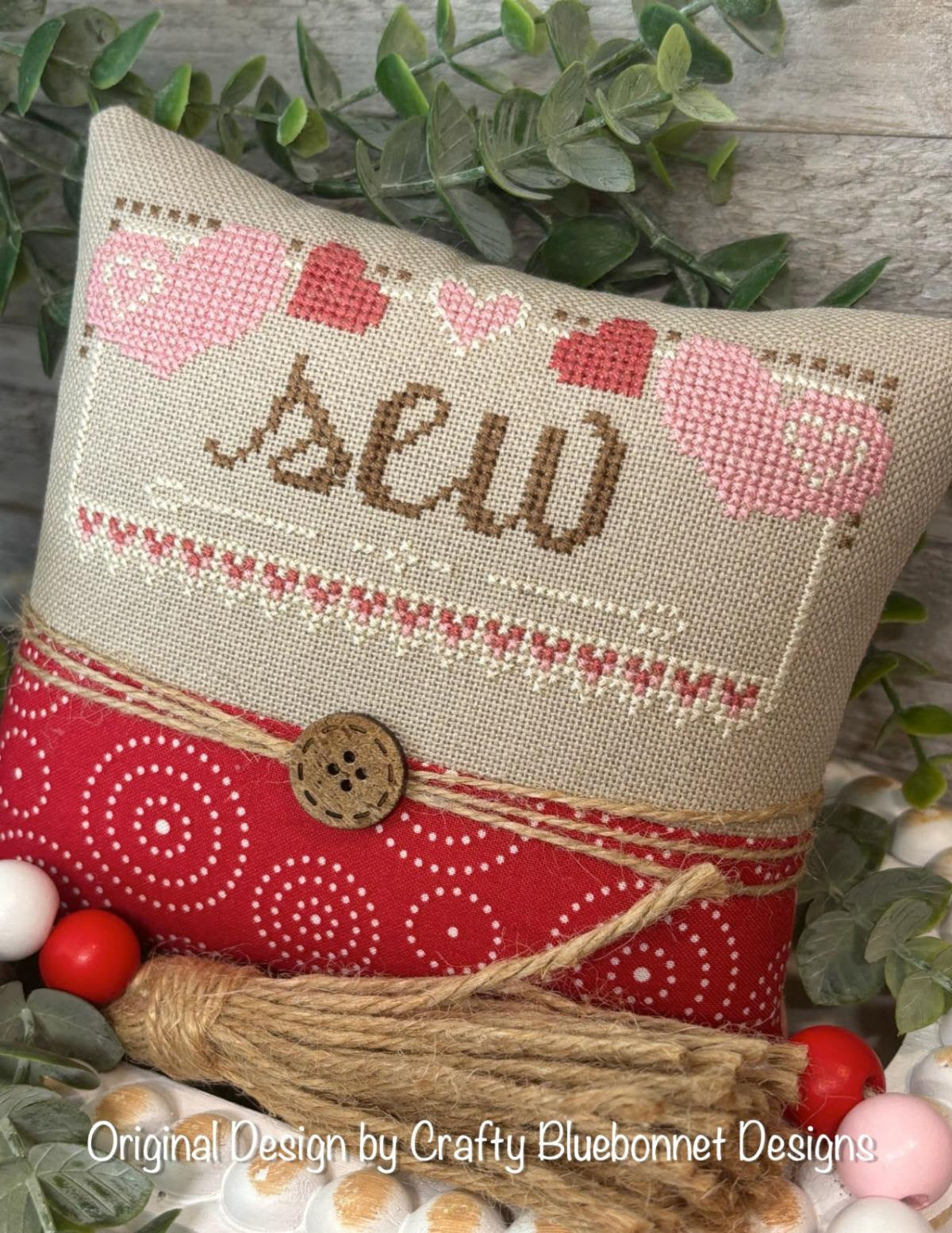 Sew Hearts by Crafty Bluebonnet Designs - Paper Pattern