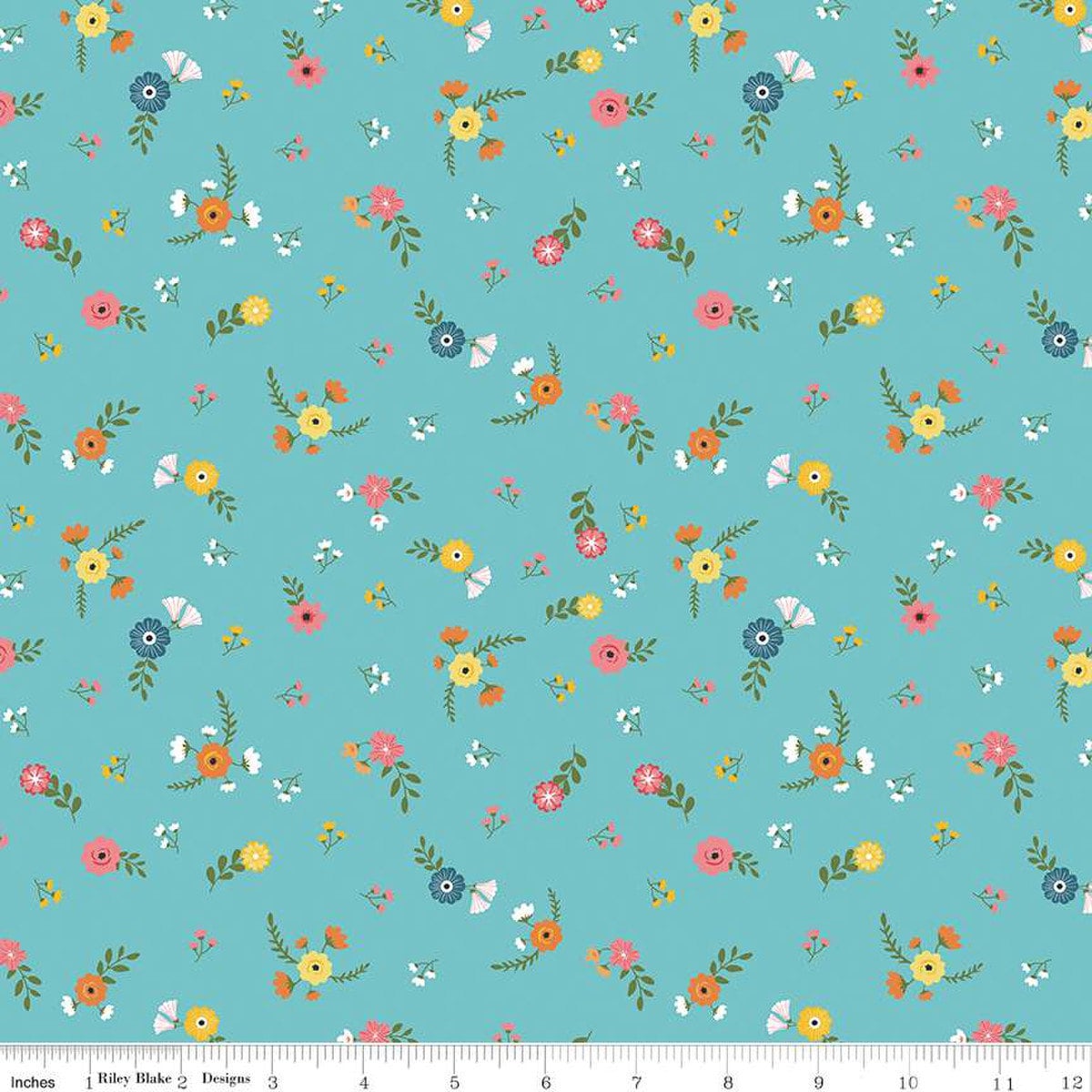 Gone Glamping | C14793 | Flower - Aqua