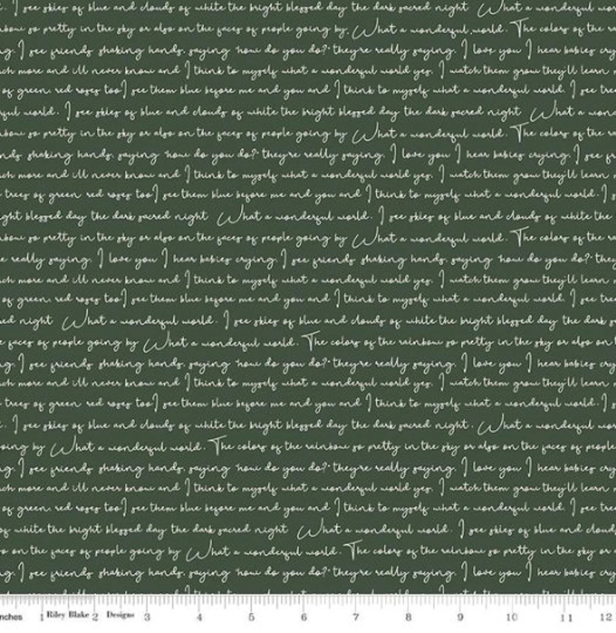 Gingham Fields | C13358 | Text - Forest