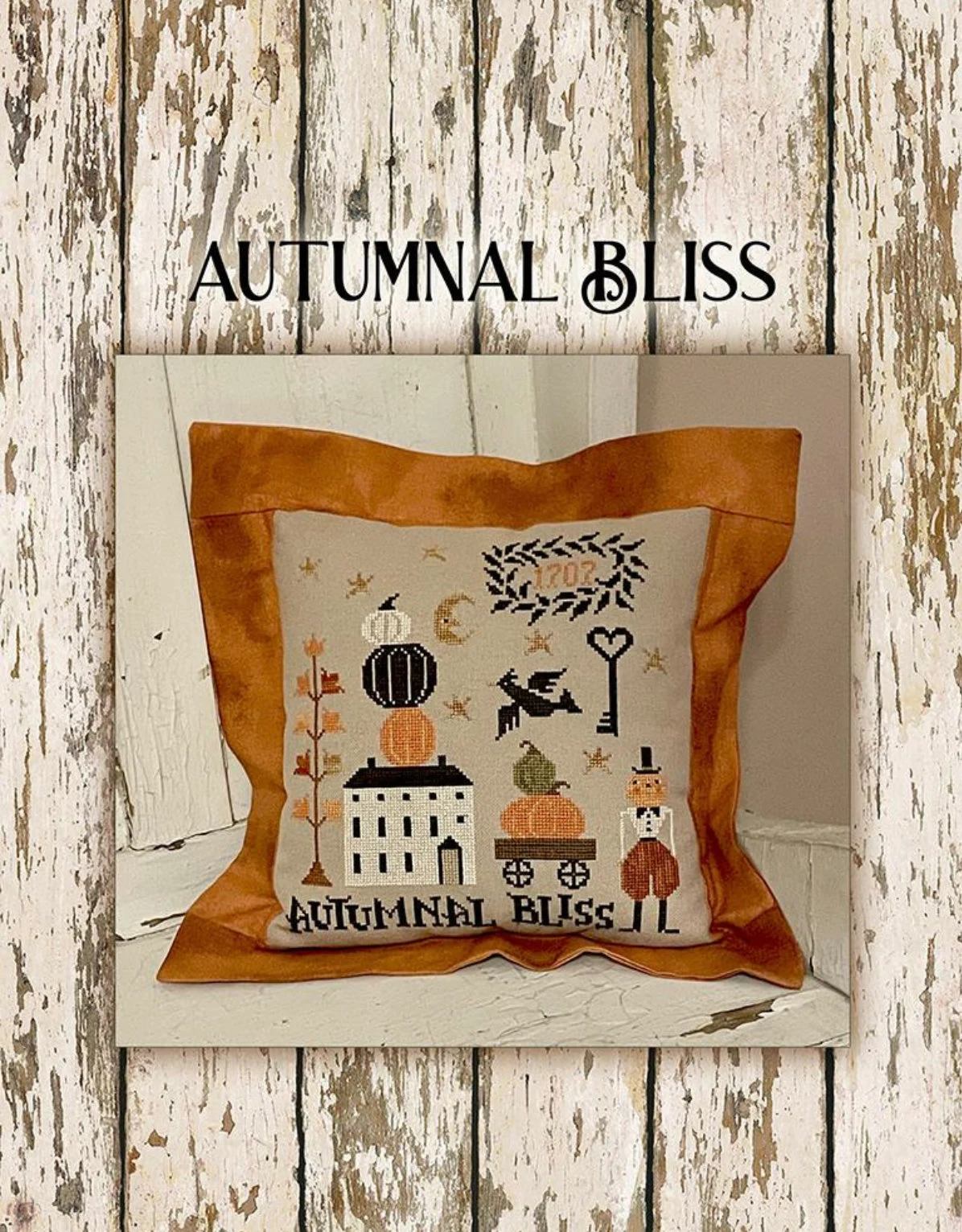 Hello Autumn Book - 8 Designs - Cross Stitch by Teresa Kogut - Paper Pattern