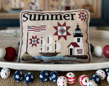 American Season - Summer Cross Stitch by Mani di Donna - Paper Pattern