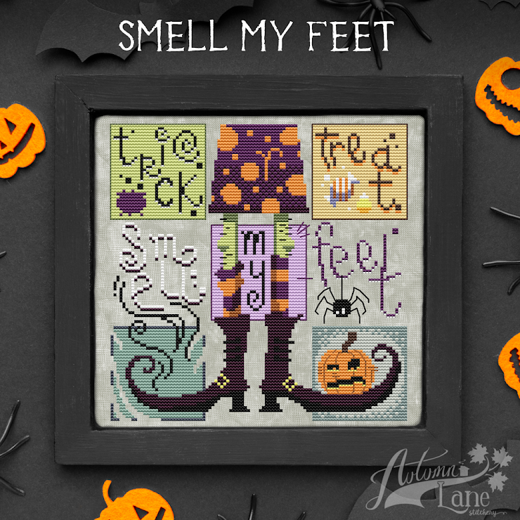 Smell My Feet by Autumn Lane Stitchery - Paper Pattern