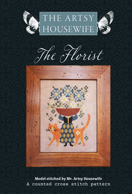 Pre-Order - The Florist Cross Stitch by The Artsy Housewife - Paper Pattern