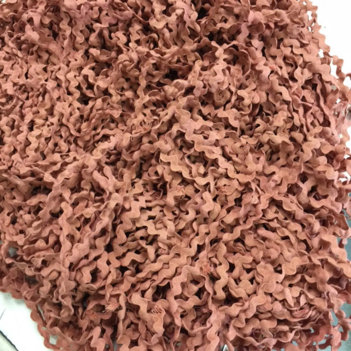 Ric Rac Trim - Barn Door Hand-Dyed 100% Cotton Half Inch by Lady Dot Creates