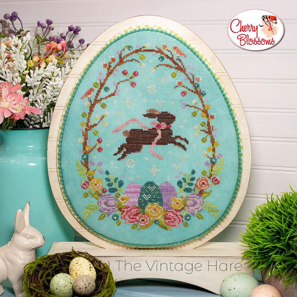 Pre-Order - The Vintage Hare Cross Stitch by Cherry Blossoms - Paper Pattern