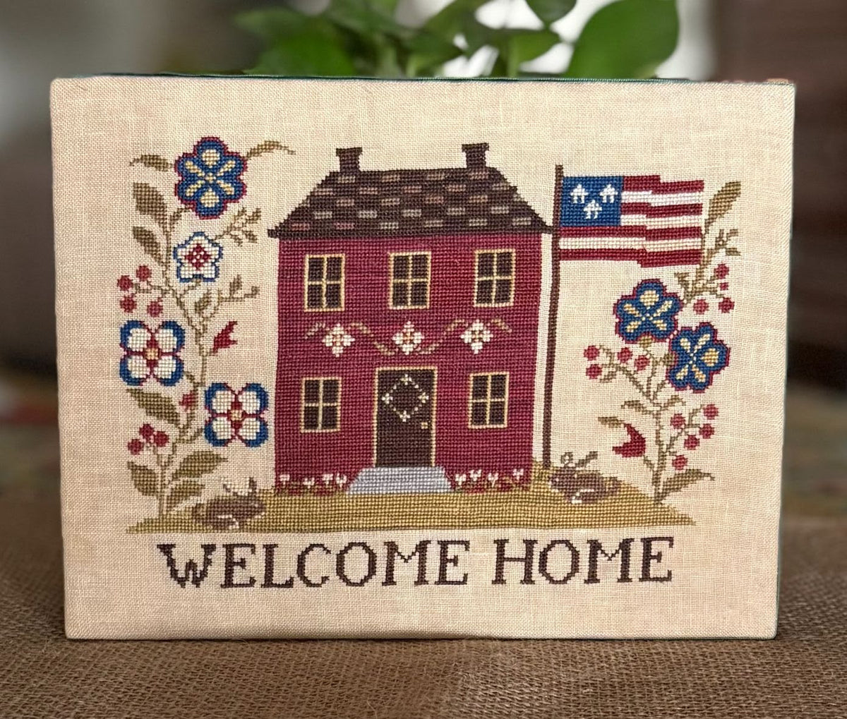 Welcome Home Cross Stitch by MTV Designs - Paper Pattern
