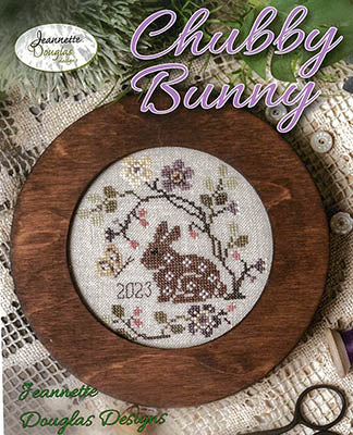 Chubby Bunny Cross Stitch by Jeannette Douglas Designs - Paper Pattern