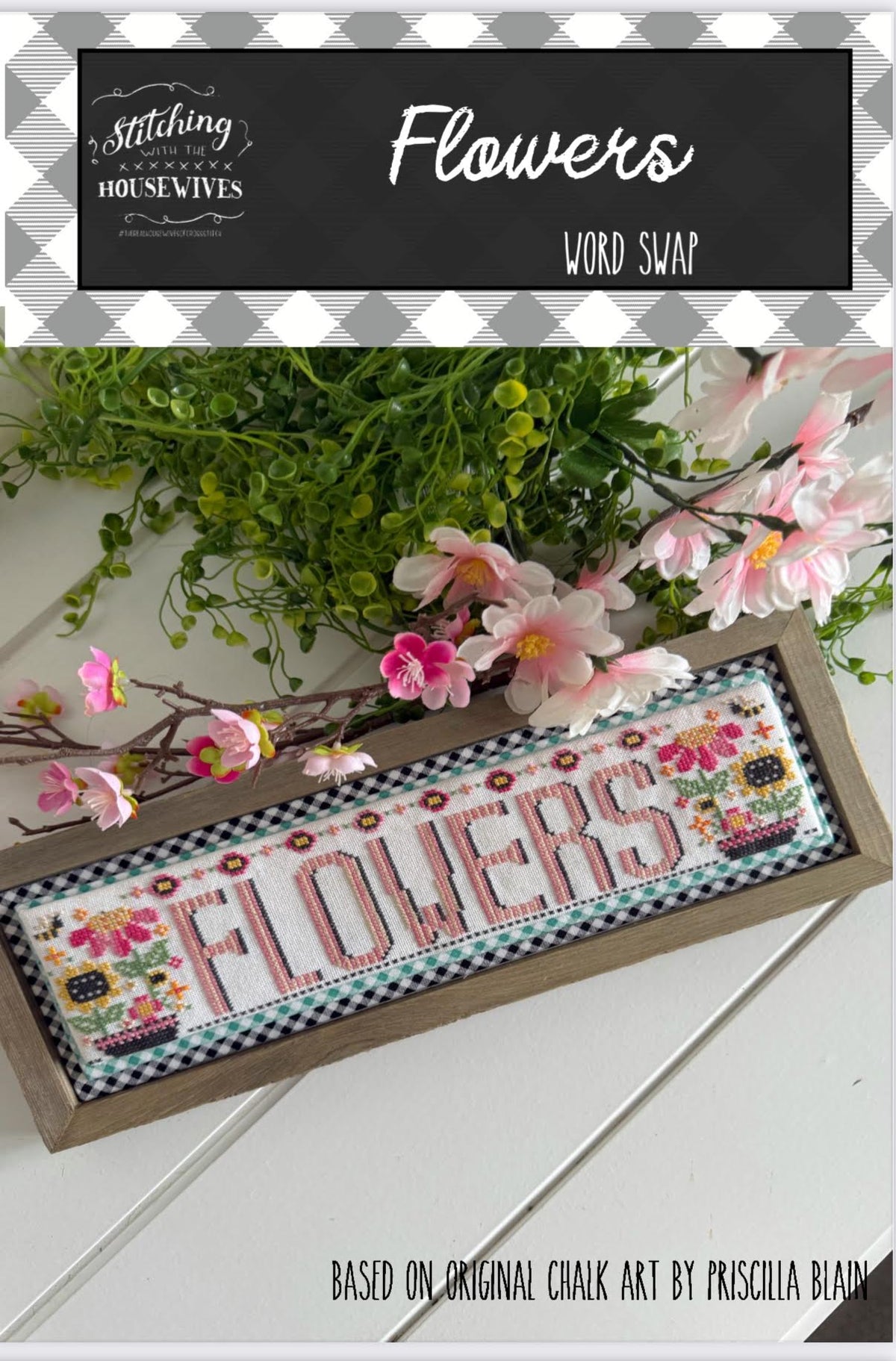 Flowers Cross Stitch by Stitching With The Housewives - Paper Pattern
