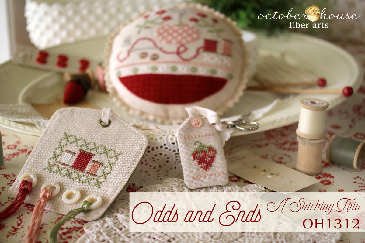 Odds and Ends Cross Stitch by October House Fiber Arts - Paper Pattern