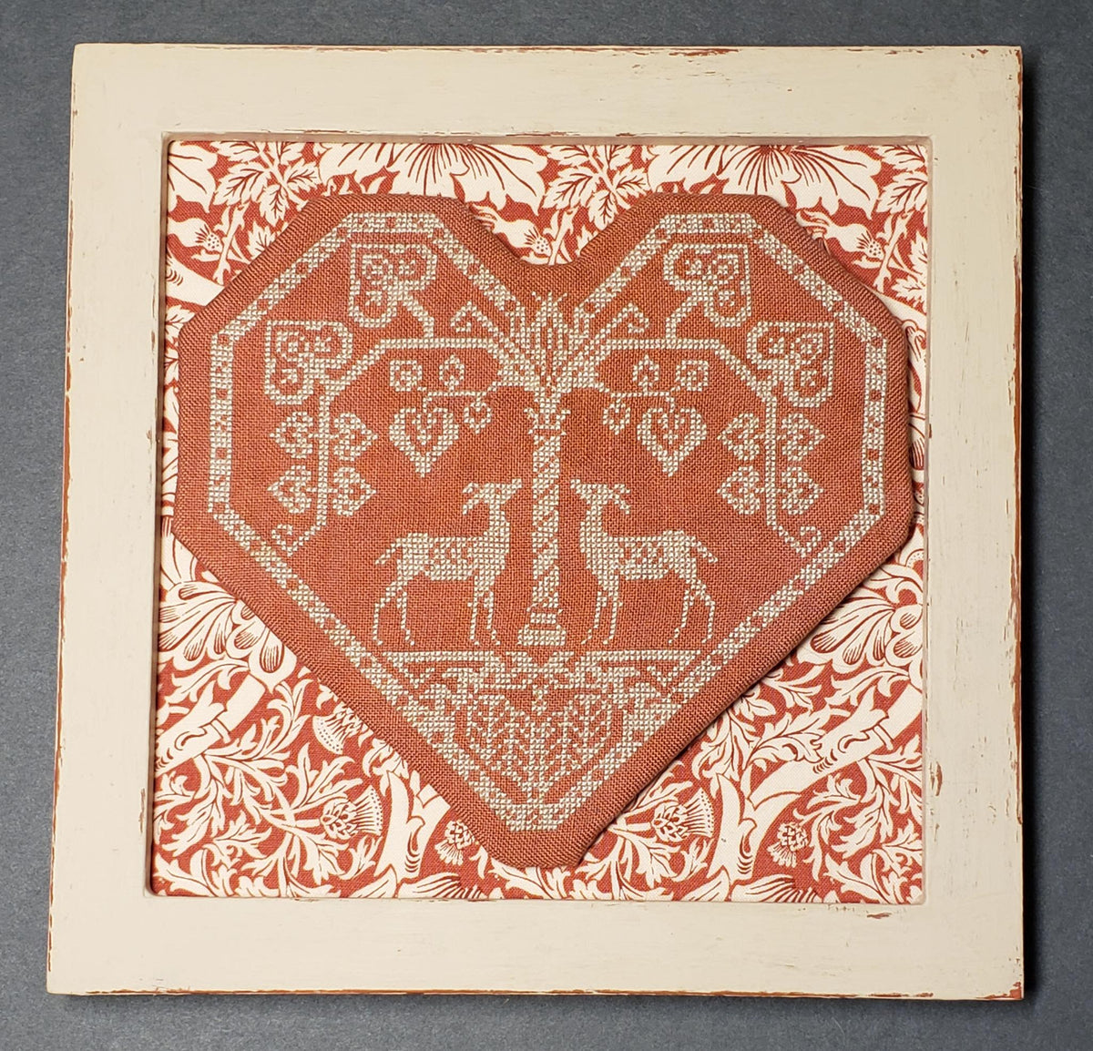 PRE-ORDER - Deer Heart Cross Stitch by Siren Stitchworks - Paper Pattern