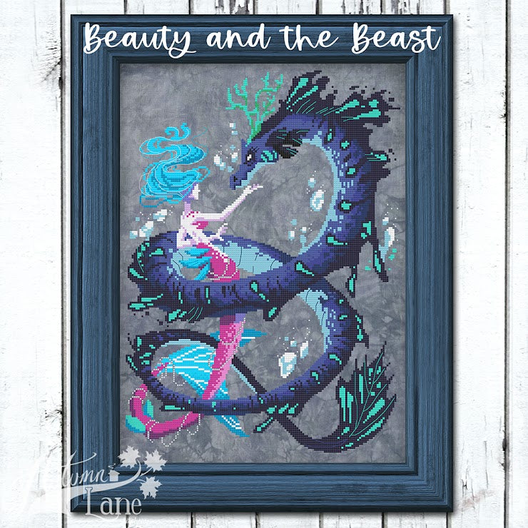 Beauty and the Beast by Autumn Lane Stitchery - Paper Pattern