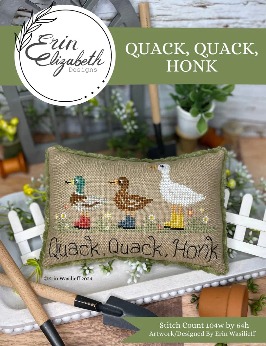 Quack, Quack, Honk Stitch by Erin Elizabeth - Paper Pattern